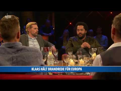 Klaas hält Brandrede für Europa