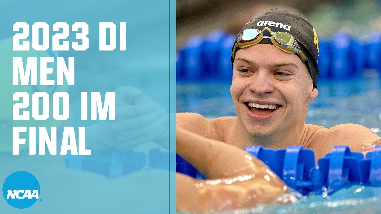 Leon Marchand Sets NCAA Record in 200 IM 🏊♂️