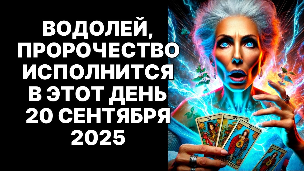 Водолей, 20.09.2025: Враги заплатят за зло 🔴