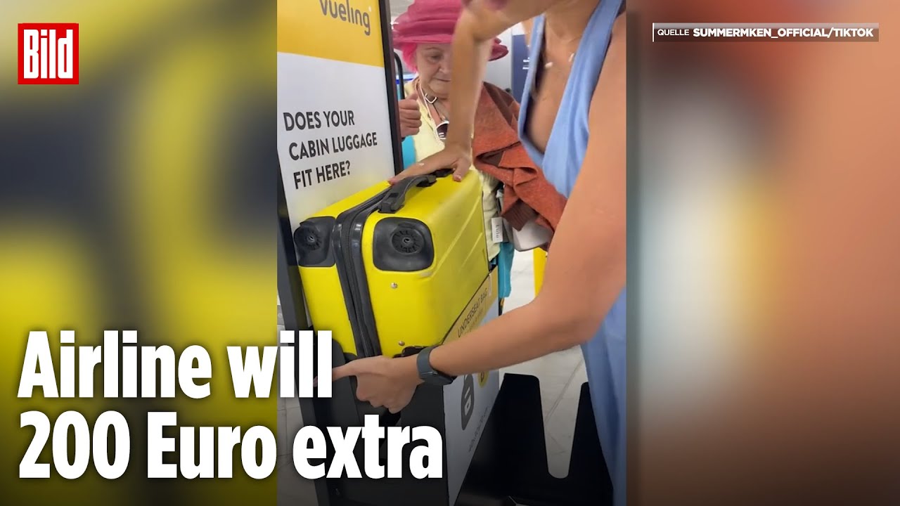 Vueling: Frau gewinnt Handgepäck-Streit mit Billig-Flieger ✈️