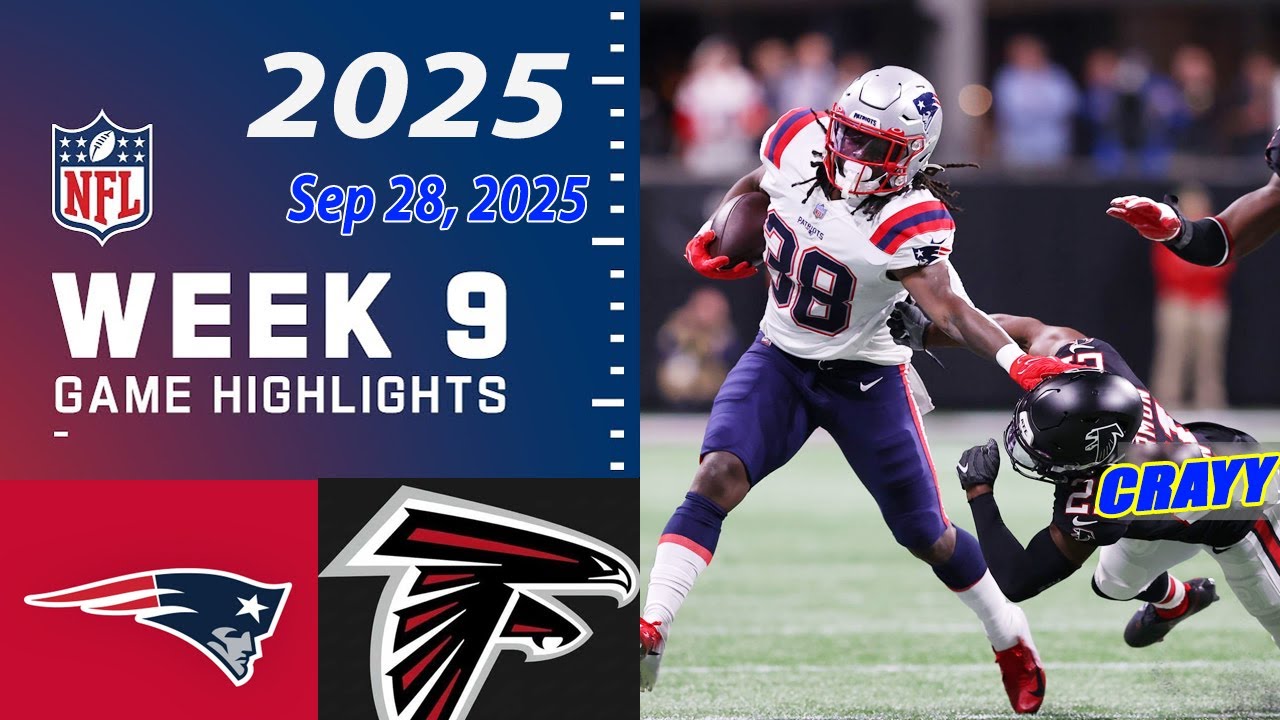 Week 9 NFL Highlights: Patriots vs. Falcons 🏈 | 2025 Season Recap