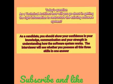 Technical architect interview Questions| IQ-1