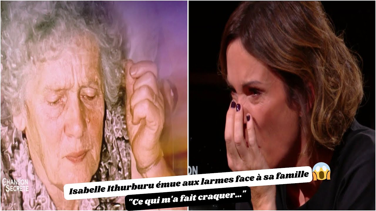 Isabelle Ithurburu émue dans La chanson secrète 😢