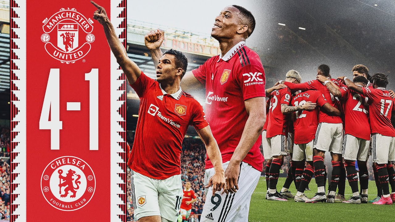 Manchester United Crush Chelsea 4-1 to Secure Champions League Spot ⚽