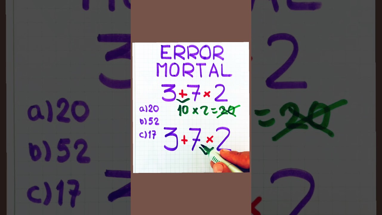 Solución al Error Mortal en Matemáticas: Algebra y Funciones Exponenciales 🧮