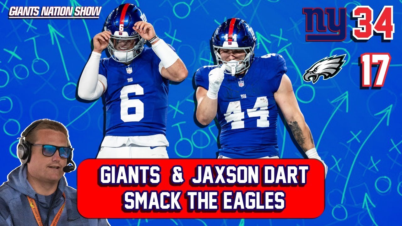 Giants & Jaxson Dart Smack the Eagles | 80