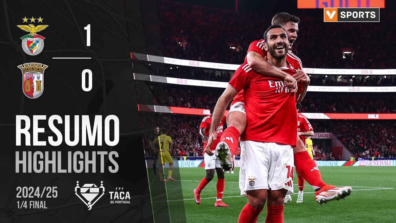 Benfica 1-0 Braga: Taça de Portugal 🏆