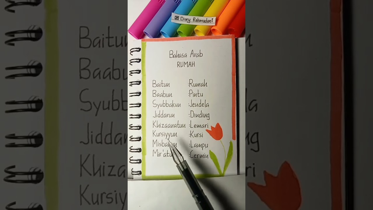 Belajar Bahasa Arab di Rumah 🇸🇦