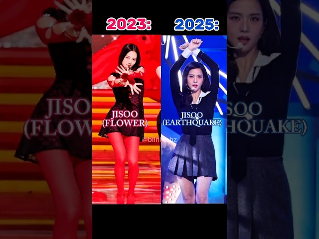 JISOO's Stunning 'Flower' & Earthquake Moments | BLACKPINK 2023/2025 Highlights 🌸