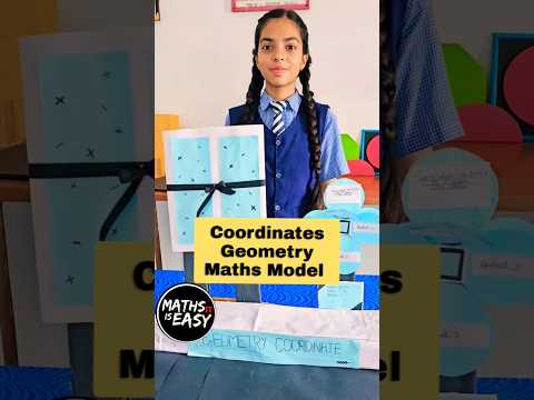 Easy Maths Model| Working model Coordinate Geometry Class 9 and 10 #ytshorts #shorts #fun
