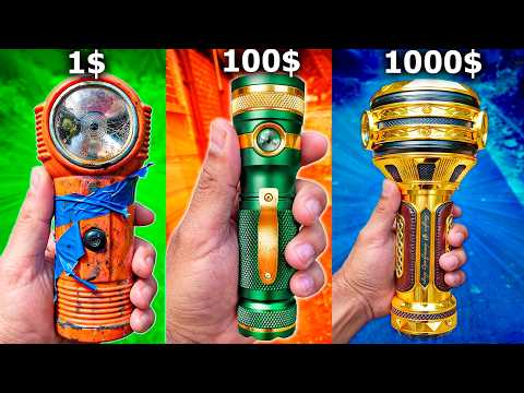 Фонарики за 1$ vs 100$ vs 1000$ ЧАСТЬ 2