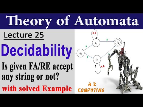 Decidability in Automata | Is FA/RE Accept any String or Not?