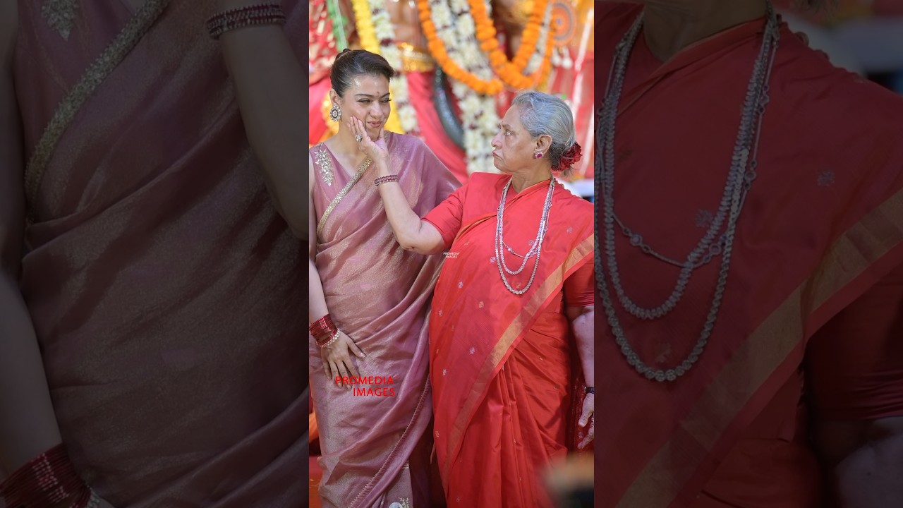 Jaya Bachchan & Kajol Recreate Iconic K3G Moments During Durga Puja 🎉