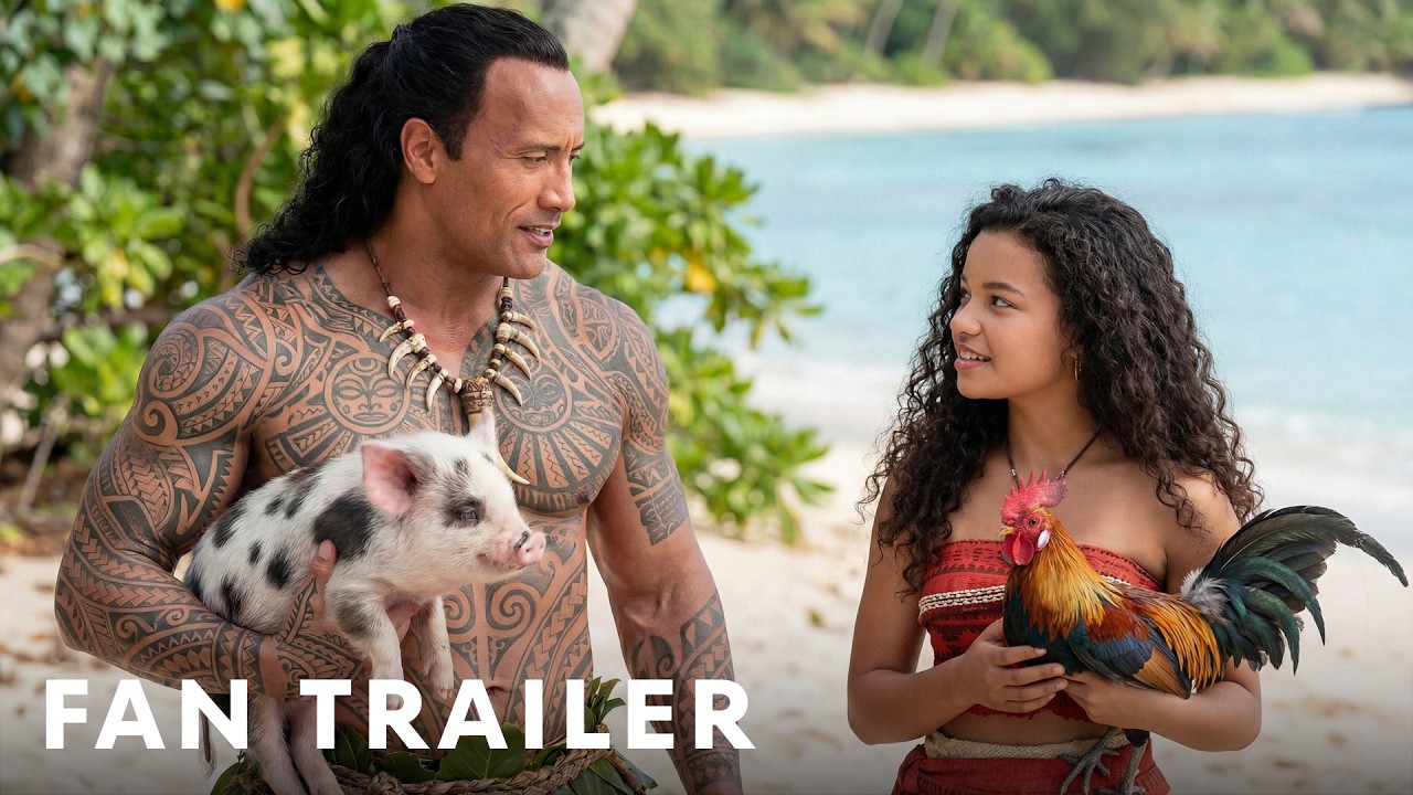 MOANA - Trailer (2026) Live Action | Dwayne Johnson, Catherine Laga'aia | Concept