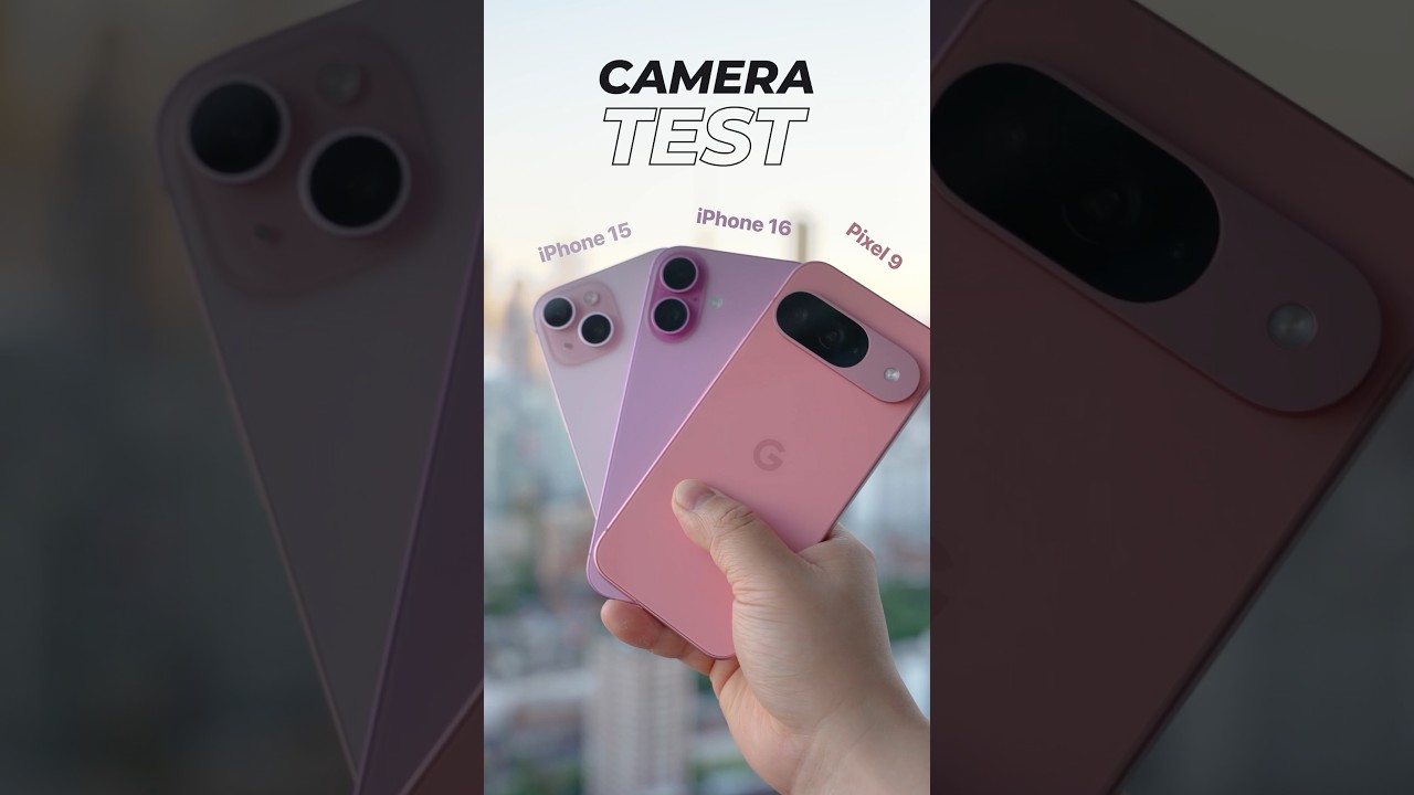 Pixel 9 vs iPhone 16 & 15: Can You Spot the Difference? 👀