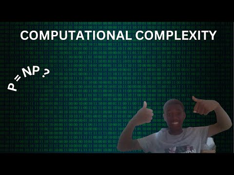 COMPUTATIONAL COMPLEXITY IN A NUTSHELL
