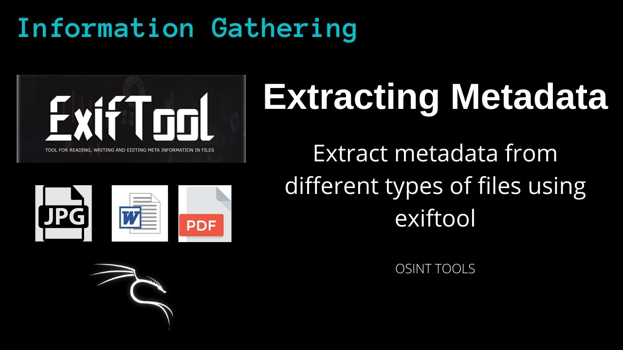 Mastering Metadata Extraction with ExifTool 📁 | Easy Guide to Info Gathering