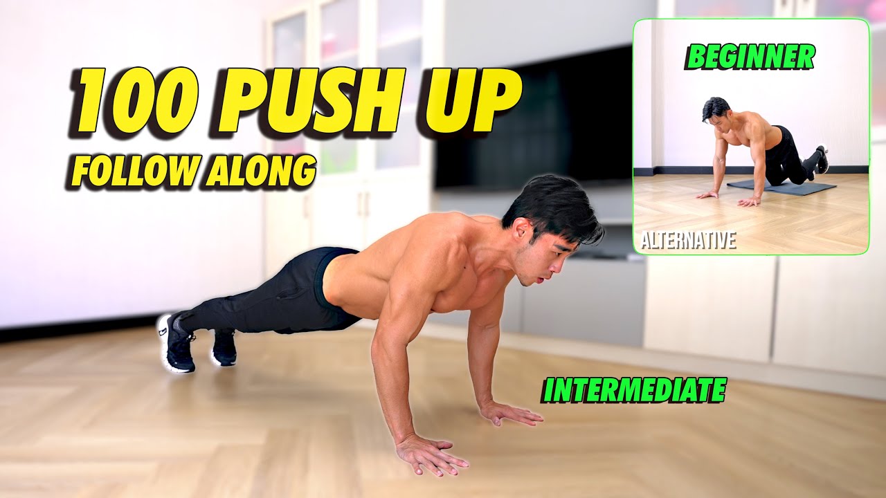 Follow Jordan Yeoh's 100 Push-Up Workout 💪