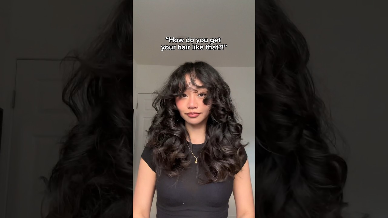 Styling Wavy Hair with Bangs ✨
