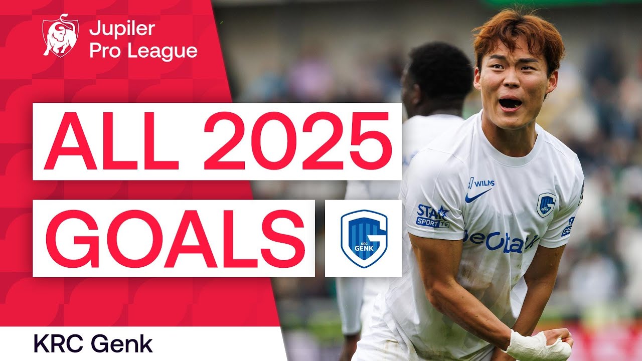 KRC Genk Goals 2025 | Jupiler Pro League Highlights ⚽