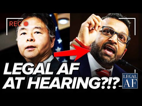 Kash Patel Gets DESTROYED by Legal AF Video at House Hearing