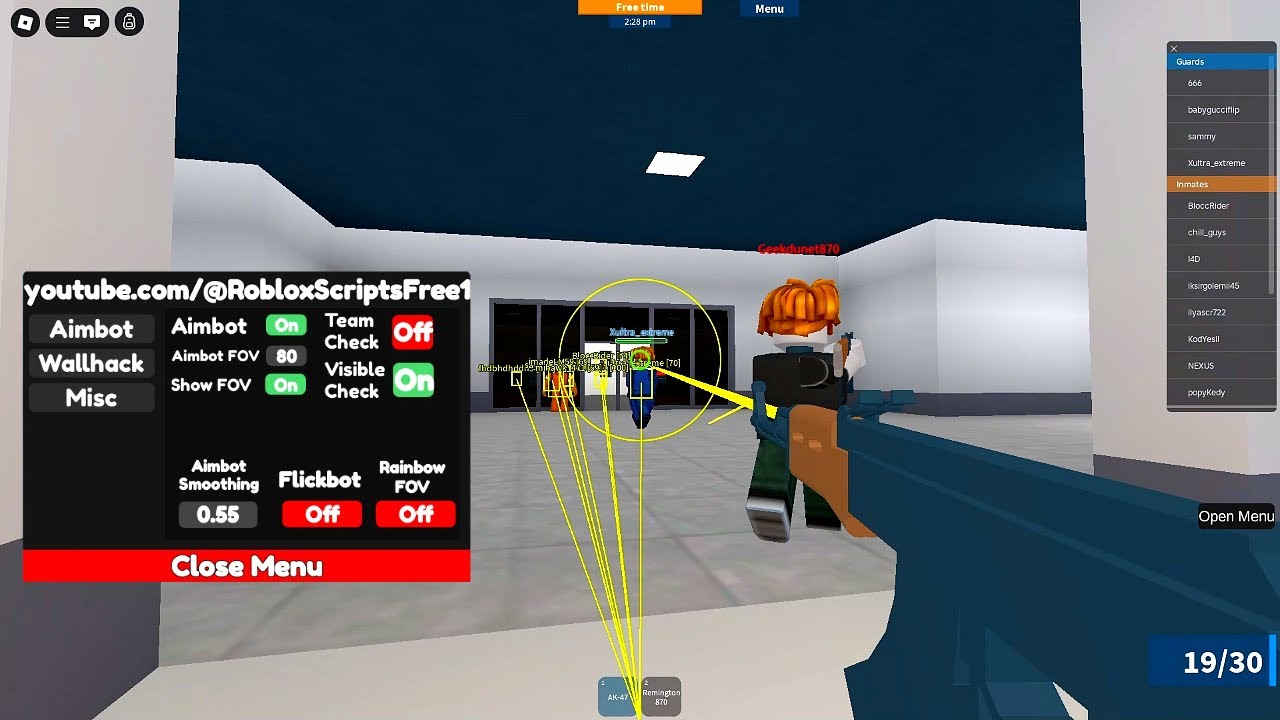 🔥 Best Roblox Prison Life Script with Aimbot & ESP for Mobile & PC