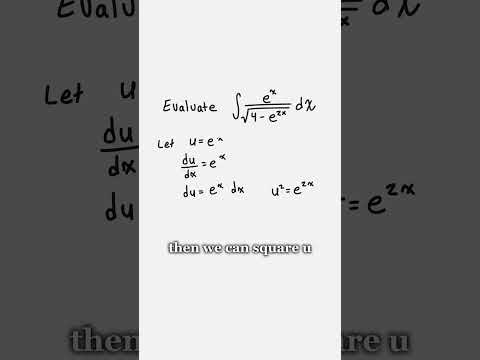 Here's how to integrate by U-substitution