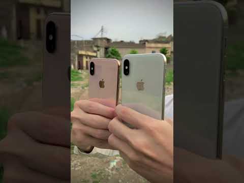 iPhone X Vs IPhone XS Comparison🔥🙃🖤📸Camera Test📲✅🎥#cameraman #informativevideo