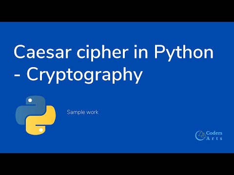 [Solution] Caesar cipher in Python - Cryptography | Sample work