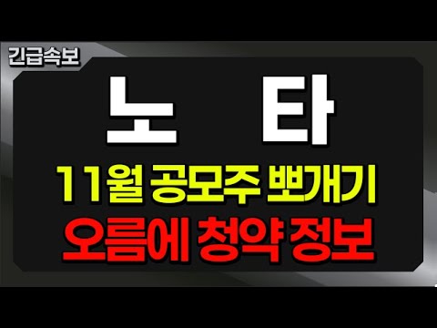 2,781대 1 미쳤다! [노타] 상장 첫날 ‘따상’ 가능성 체크