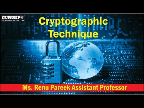 Cryptographic Technique(BCA, MCA)