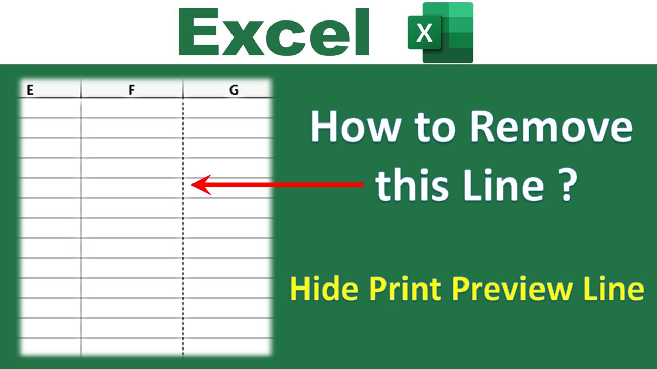 Remove Page Breaks in Excel 📝