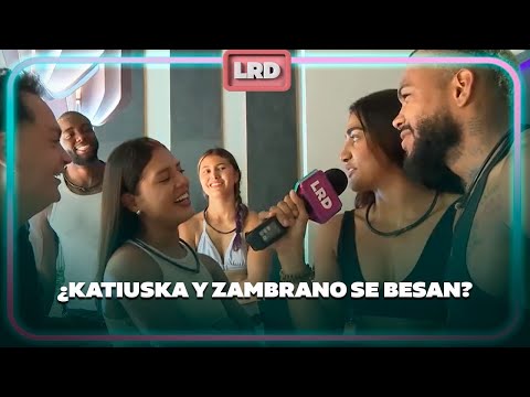 KATIUSKA Y ZAMBRANO, del 'Desafío', son retados a BESARSE - La Red | Caracol TV