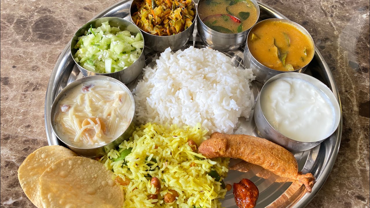 Quick South Indian Veg Thali Recipe 🍽️