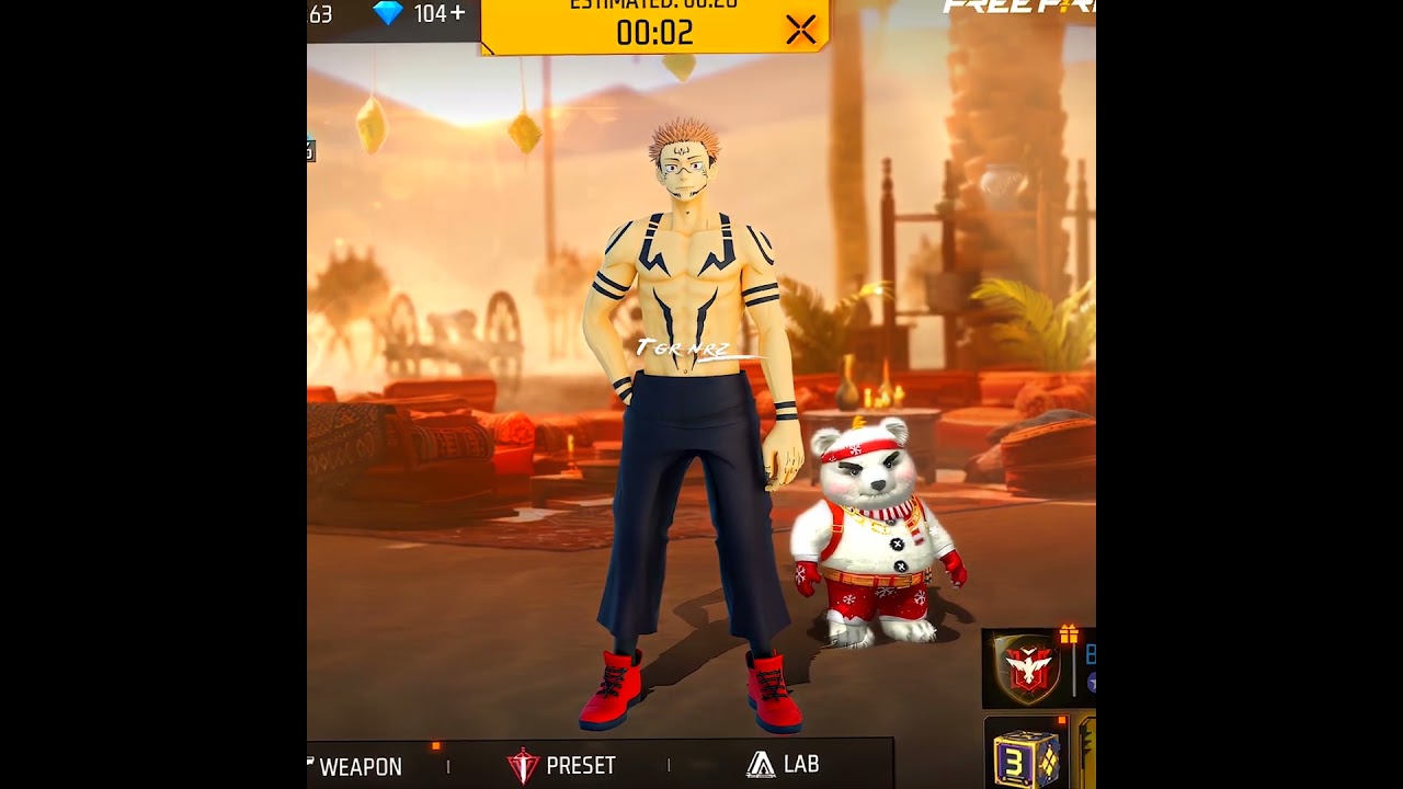 Sukuna in Free Fire 😍