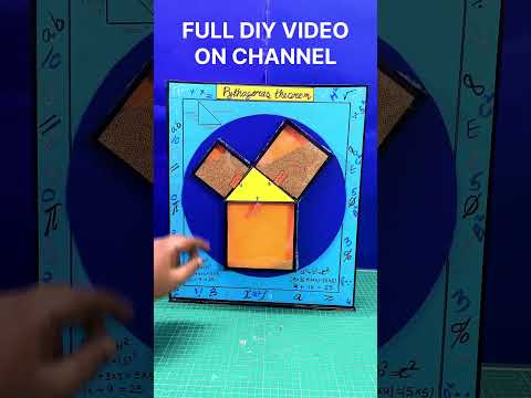 Pythagoras Theorem Proof ЁЯФе Pythagoras Theorem Working Model #ytshorts #shorts #fun #maths #math #yt