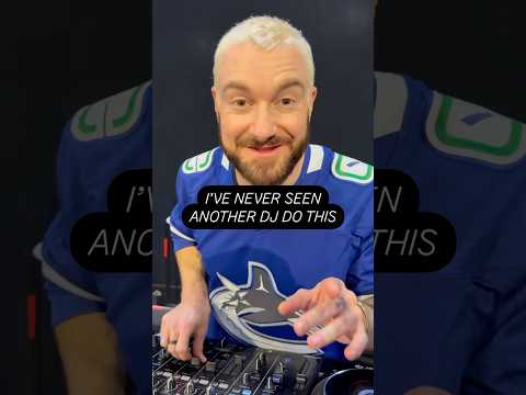 I’ve never seen another DJ do this