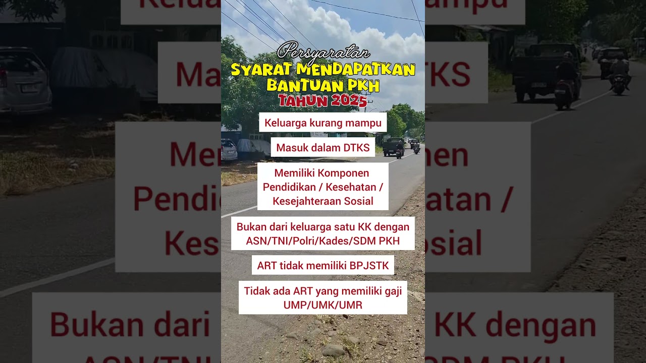 Kriteria Data Keluarga Penerima Bansos PKH 2025