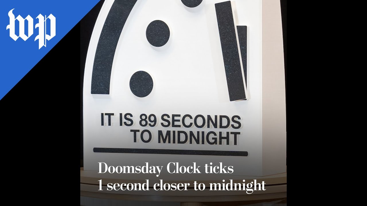 Doomsday Clock Moves Closer to Midnight — Now Just 89 Seconds Away ⏰
