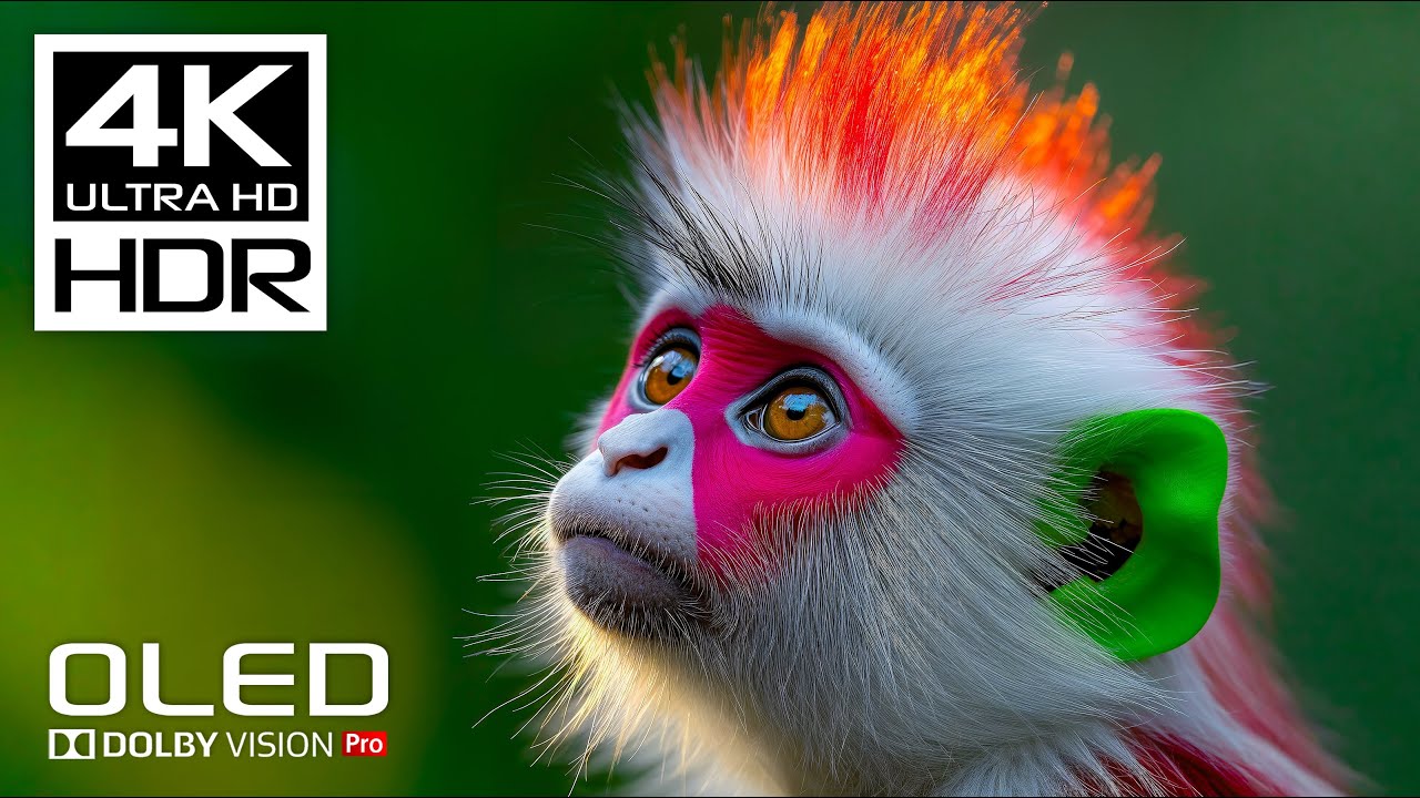 Real OLED HDR 4K 60FPS Dolby Vision Demo with Relaxing Background Music