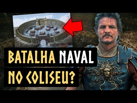 Os romanos enchiam o Coliseu de água? (Naumachia)