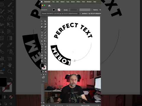 Perfect Text on a Circle in Adobe Illustrator #illustratortips #illustratortutorial