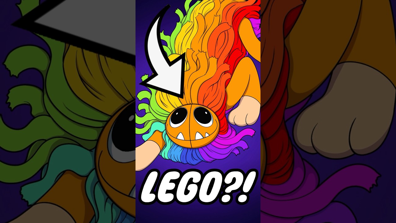 Lego YARNABY from Poppy Playtime! #lego #poppyplaytime