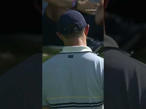 Rory McIlroy receives Ryder Cup chirps #golf #shorts #rydercup