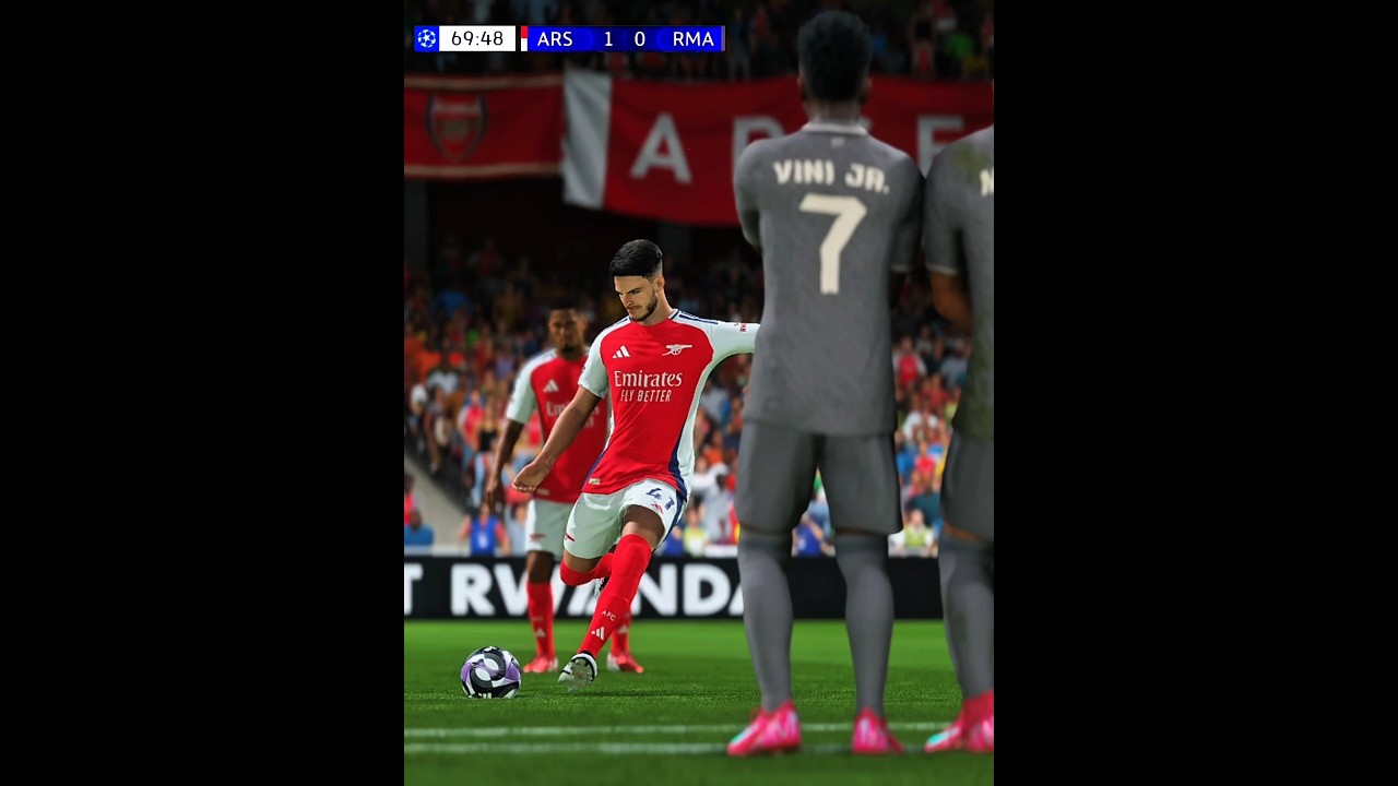 Declan Rice's 2 Free Kicks vs Real Madrid ⚽