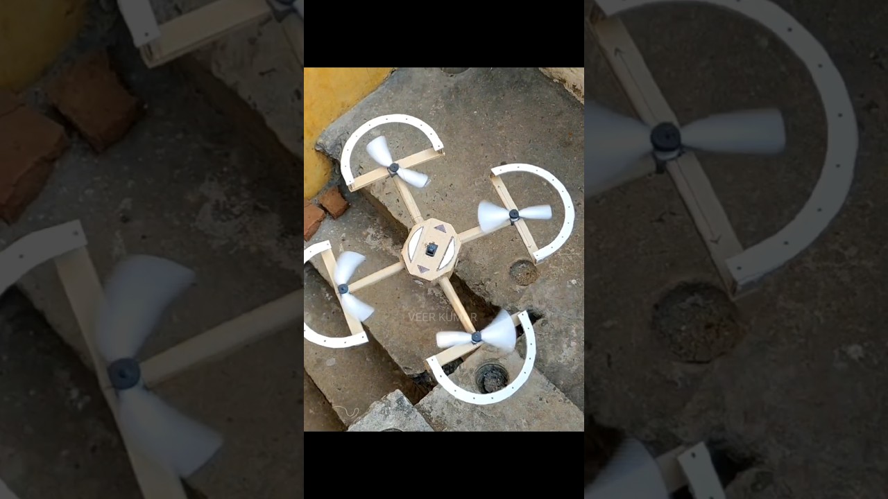 DIY Cardboard Quadcopter Drone Tutorial