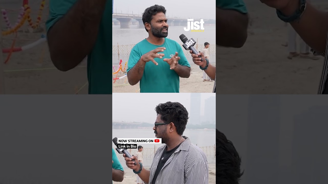 Biharis in Delhi Celebrate Chhath at Yamuna Ghat & Discuss Bihar Politics 🪟