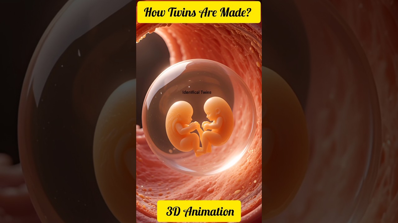 How Twins Are Made? | Identical vs Fraternal Twins Explained in 30 Seconds