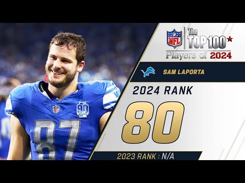 80: Sam LaPorta (TE, Lions) | Top 100 Players of 2024