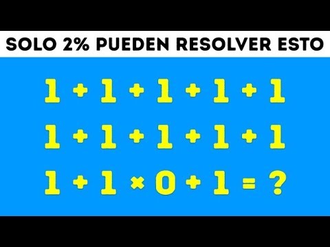 9 Acertijos matemáticos que destrozarán incluso a tus amigos más inteligentes